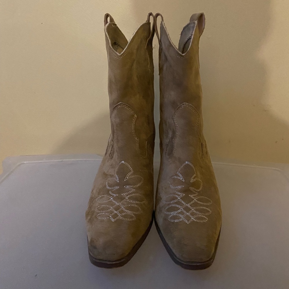 Tan Booties